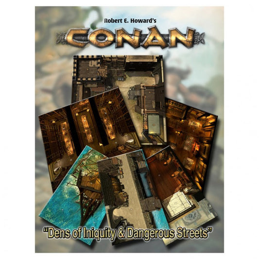 CONAN DENS OF INIQUITY/STREETS OF TERROR TILES