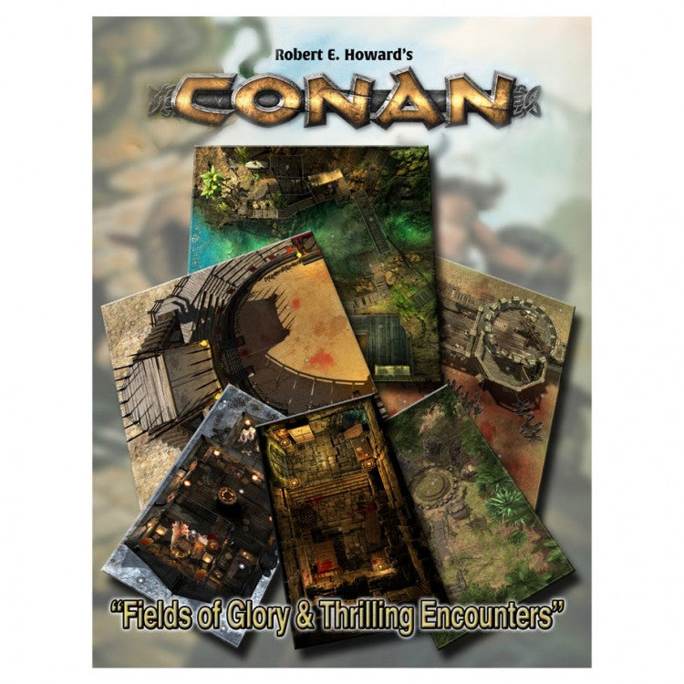 CONAN FIELDS OF GLORY/THRILLING ENCOUNTERS TILES
