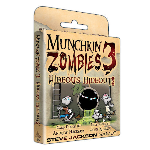 MUNCHKIN ZOMBIES 3 HIDEOUS HIDEOUTS