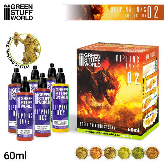 GREEN STUFF WORLD DIPPING INK SET 2