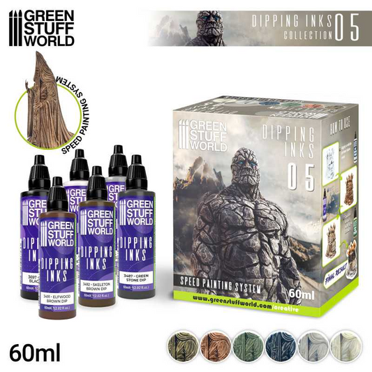 GREEN STUFF WORLD DIPPING INK SET 5