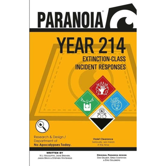 PARANOIA YEAR 214 EXTINCTION