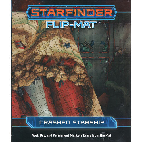STARFINDER CRASHED STARSHIP FLIP-MAT