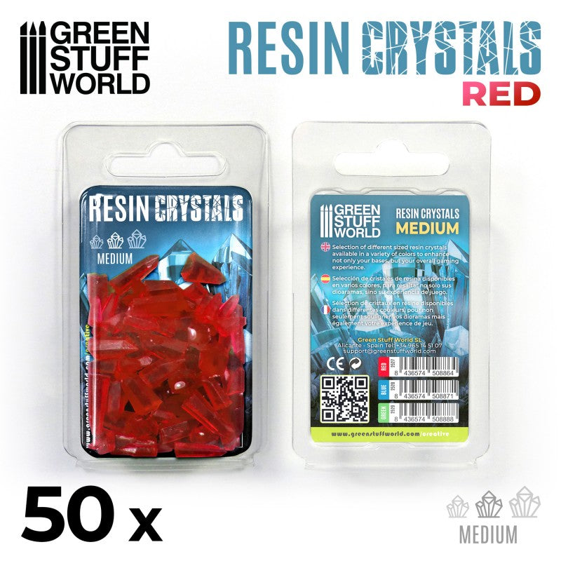 RESIN CRYSTALS RED