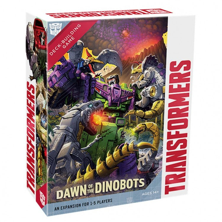 TRANSFORMERS DECK BUILDING GAME DAWN OF THE DINOBOTS