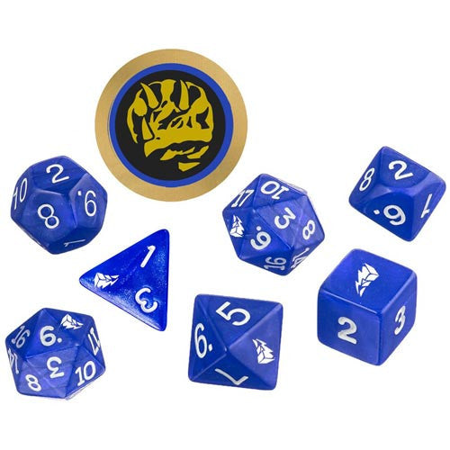 POWER RANGERS RPG DICE BLUE