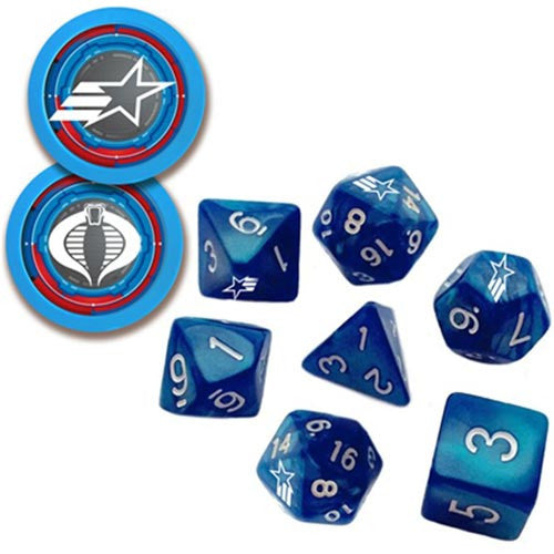 GI JOE RPG DICE (BLUE)