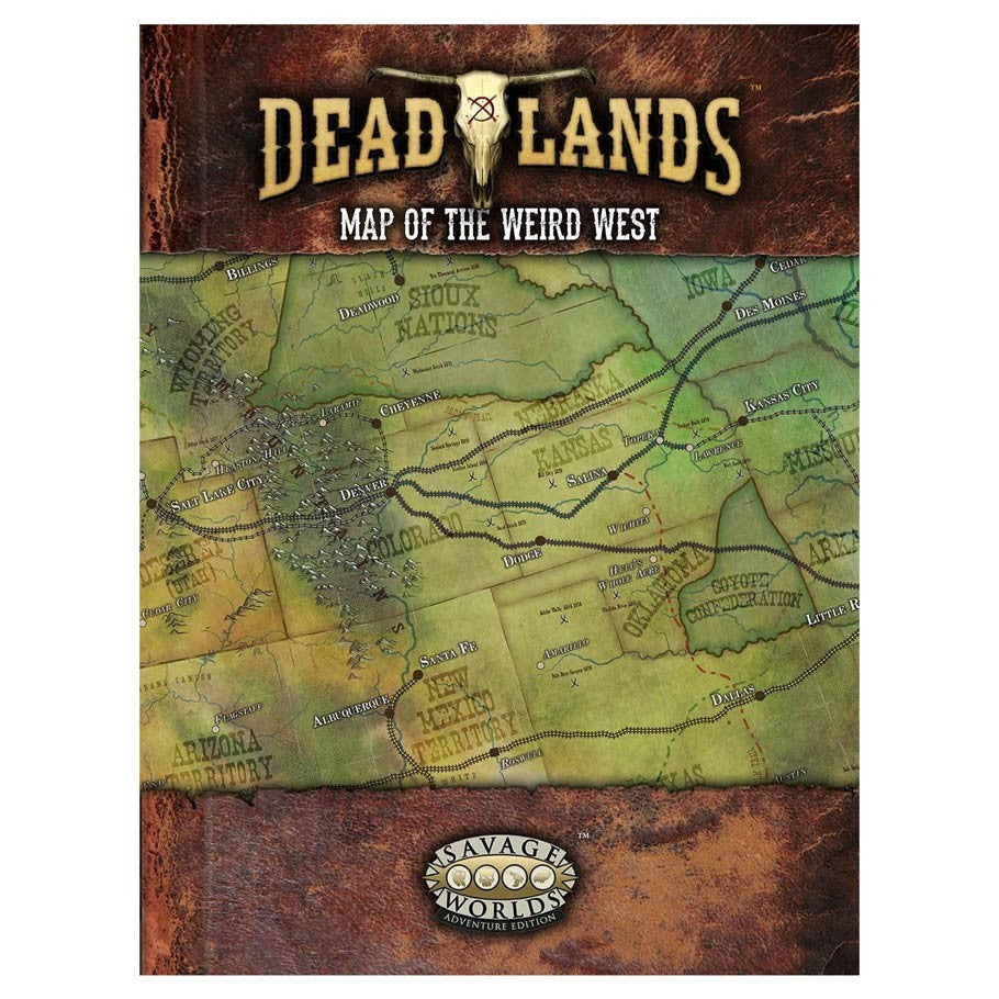 DEADLANDS: MAP OF THE WEIRD WEST