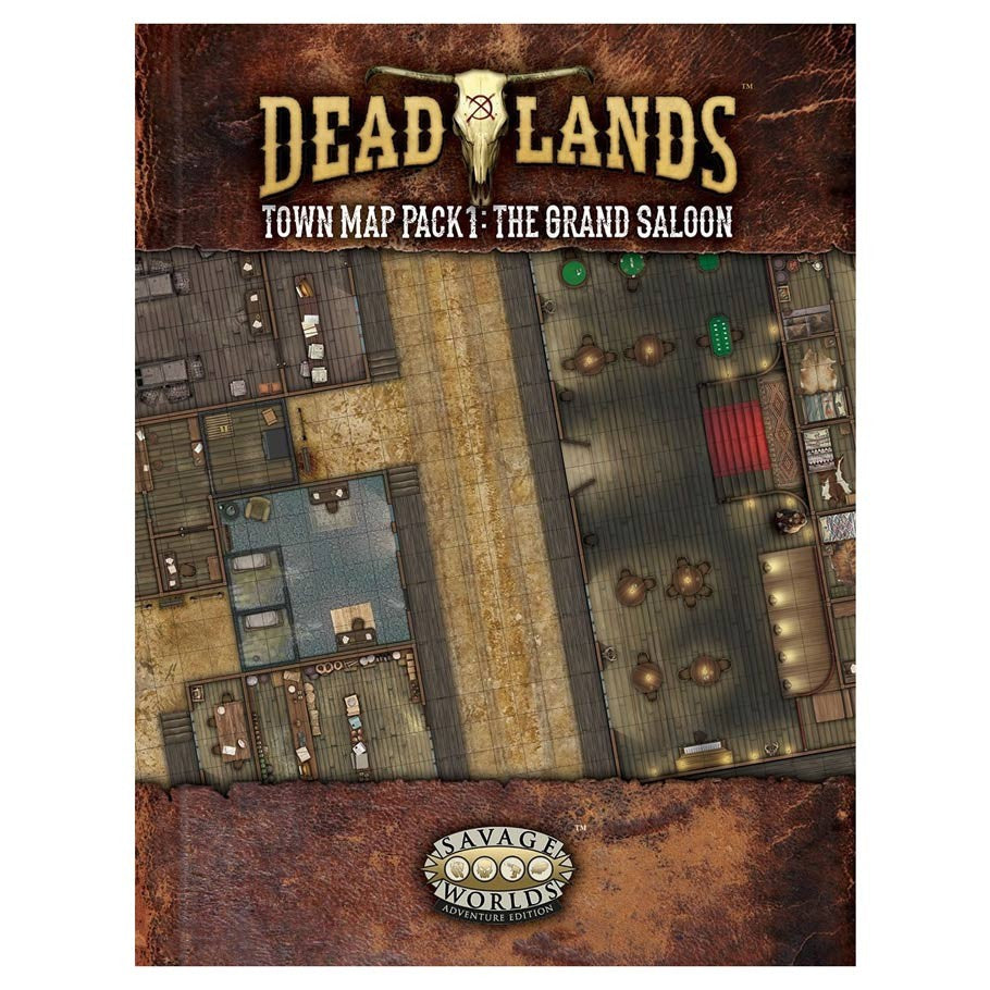 DEADLANDS: TOWN MAP PACK1- THE GRAND SALOON