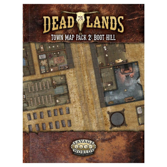 DEADLANDS: TOWN MAP PACK 2- BOOT HILL