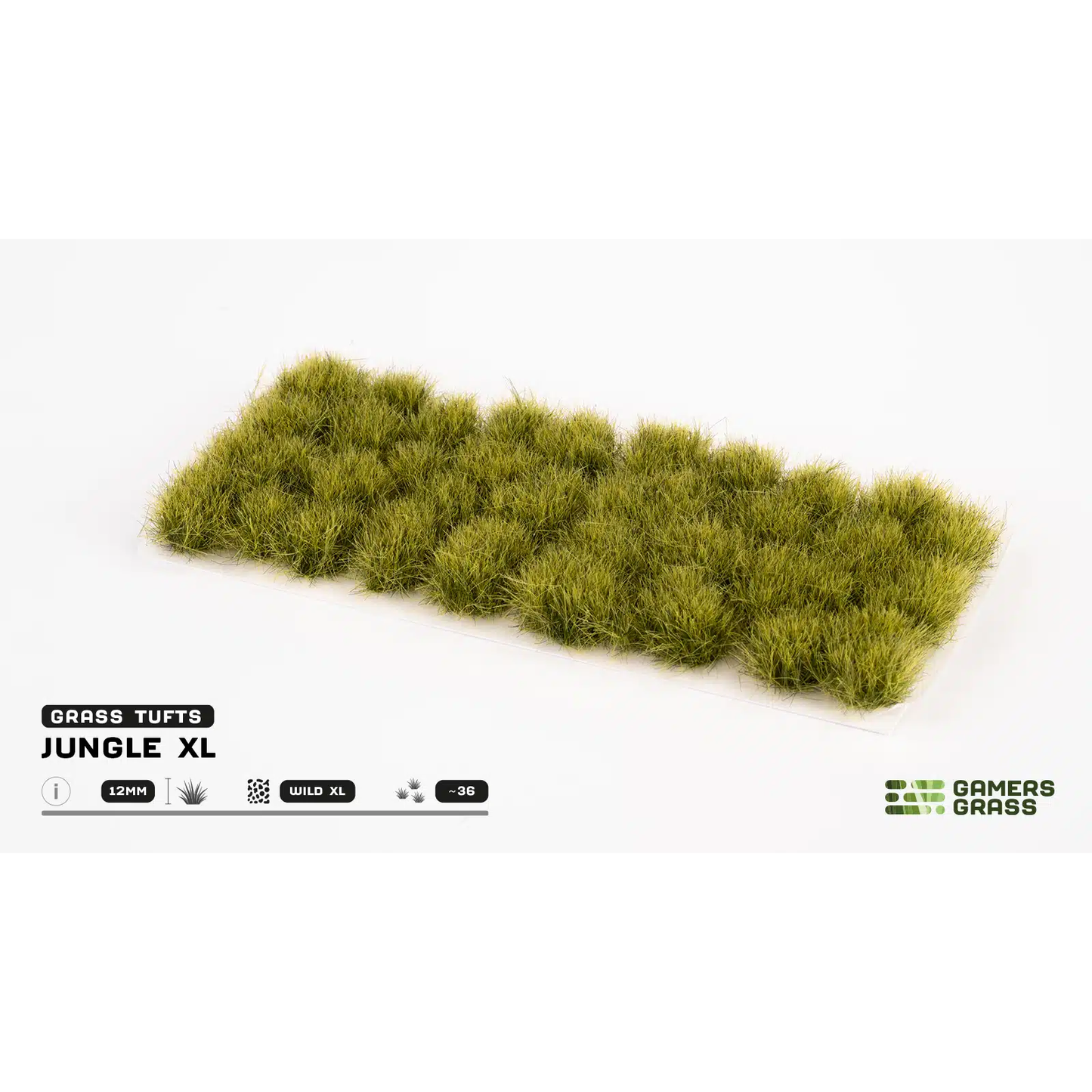 GAMER'S GRASS JUNGLE 12MM WILD XL TUFTS