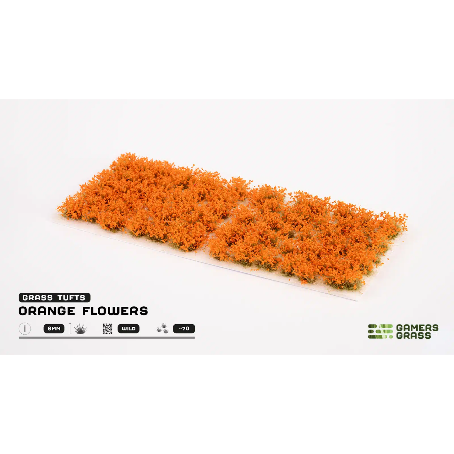 GAMER'S GRASS ORANGE FLOWER TUFTS