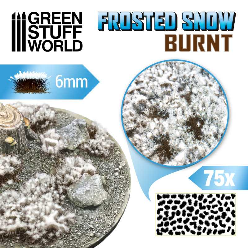 FROSTED SNOW TUFT BURNT 6MM