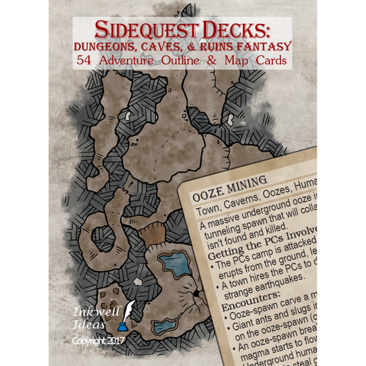 SIDEQUEST DECK DUNGEONS CAVES RUINS