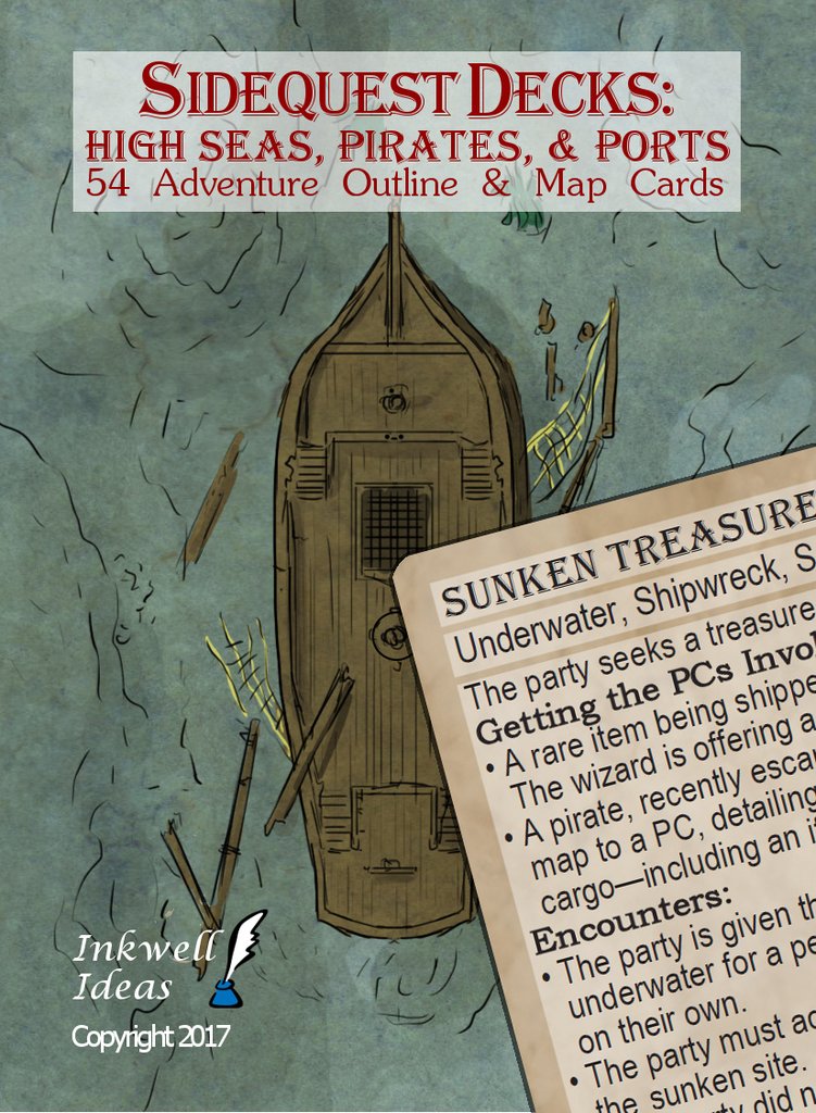SIDEQUEST DECK HIGH SEAS PIRATES AND PORTS