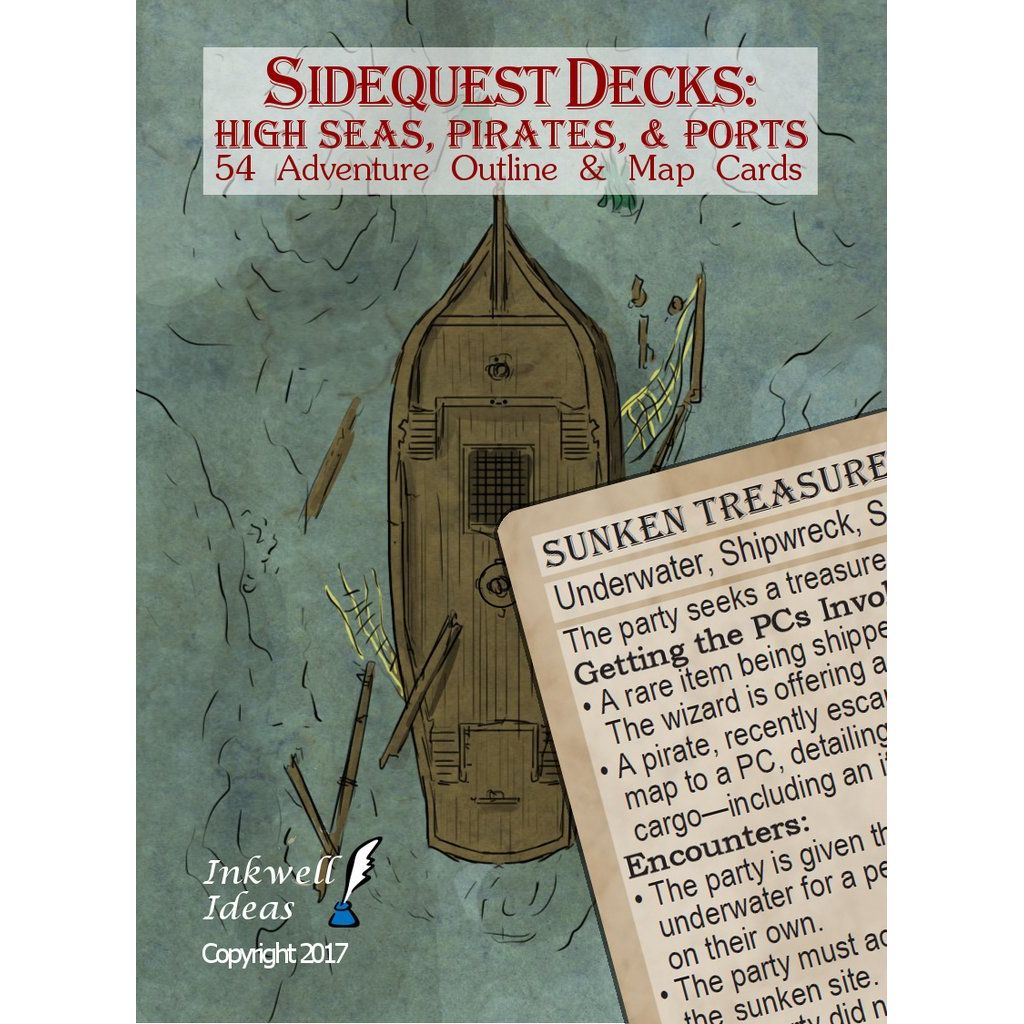 SIDEQUEST DECK HIGH SEAS PIRATES AND PORTS