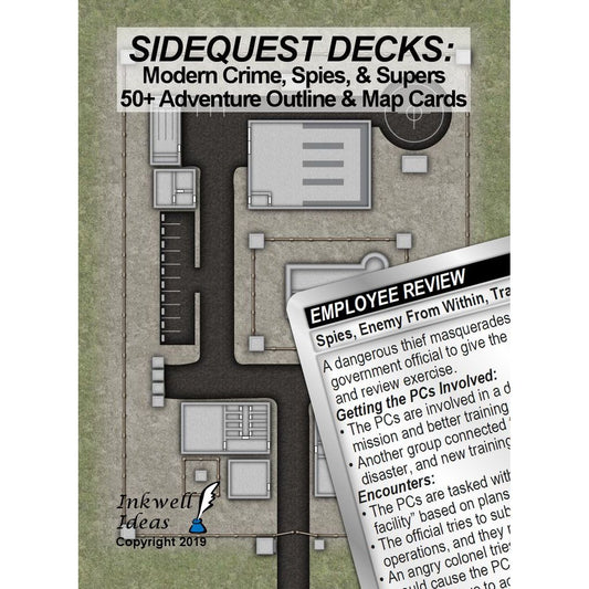 SIDEQUEST DECK MODERN CRIME, SPIES AND SUPERS