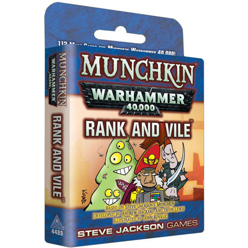 MUNCHKIN WARHAMMER 40,000 RANK AND VILE