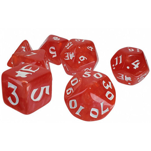 MUNCHKIN POLYHEDRAL DICE RED/WHITE