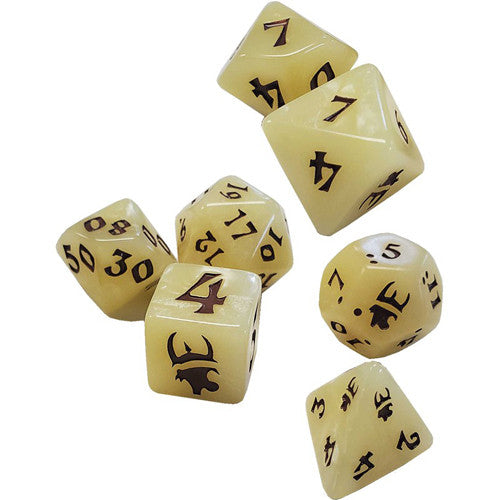 MUNCHKIN POLYHEDRAL DICE TAN/BROWN