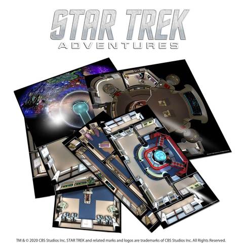 STAR TREK TNG STARFLEET TILE SET