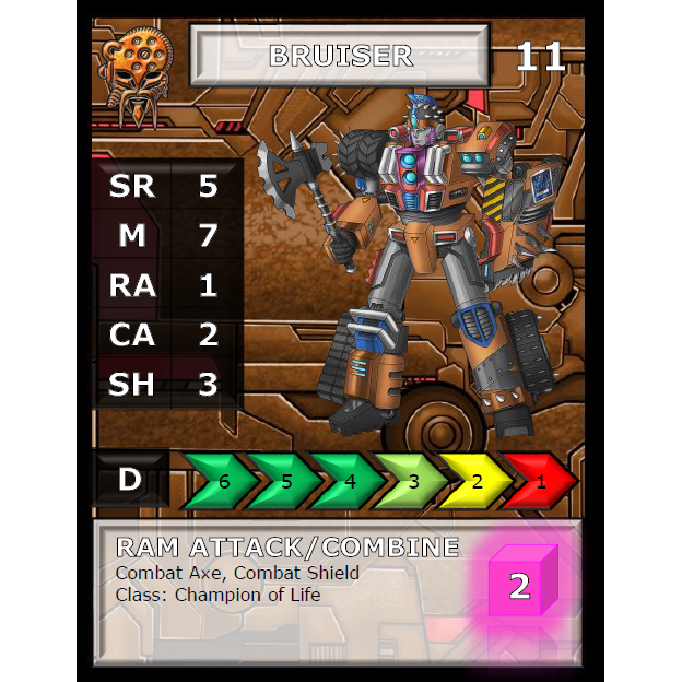 BOT WAR TRASHER STAT CARDS