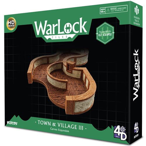 WARLOCK TILES: 3 TOWN CURVES