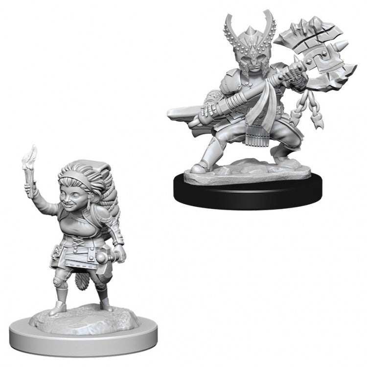 D&D NOLZUR'S FEMALE HALFLING FIGHTER